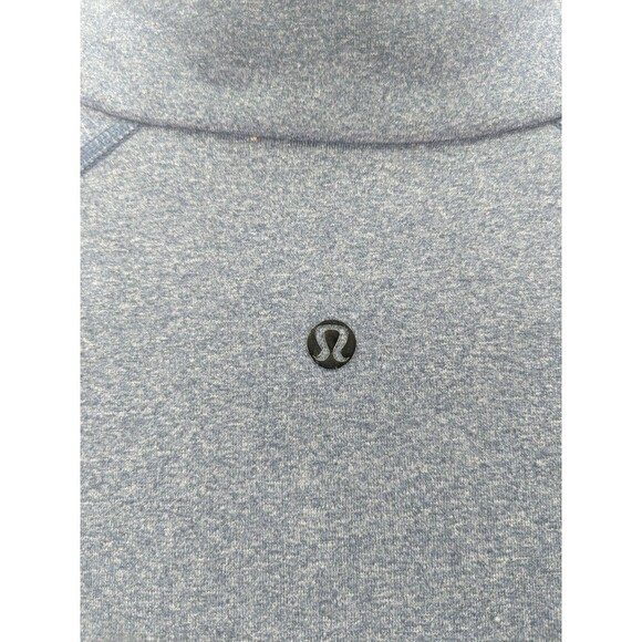 Lululemon Full Zip Post Session Jacket Large Blue With Black Chest - Picture 11 of 11